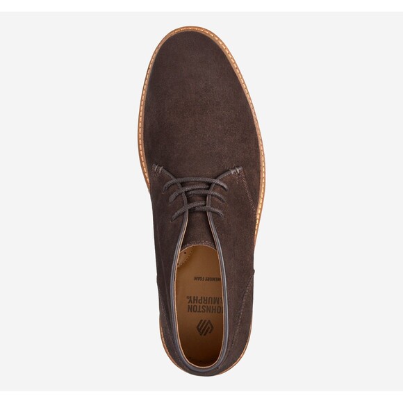 Johnston & Murphy Calder Chukka US 12 / EU 46 Brown Oiled Suede Leather Shoes